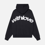 Sweat à capuche homme coupe ample, du XS au 4XL, noir 2