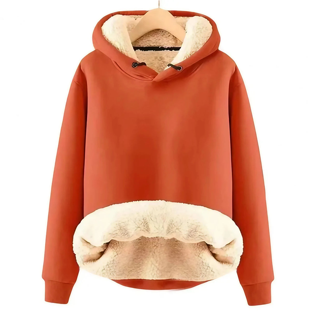 Sweat-shirt homme coupe ample, cinq coloris, du M au 3XL, orange foncé