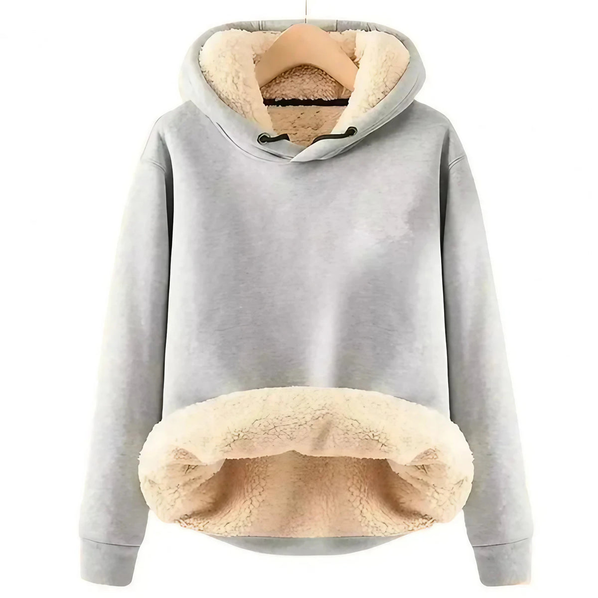 Sweat-shirt homme coupe ample, cinq coloris, du M au 3XL, gris clair