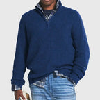 Sweat-shirt homme habillé pour le bureau, du S au 5XL, bleu foncé
