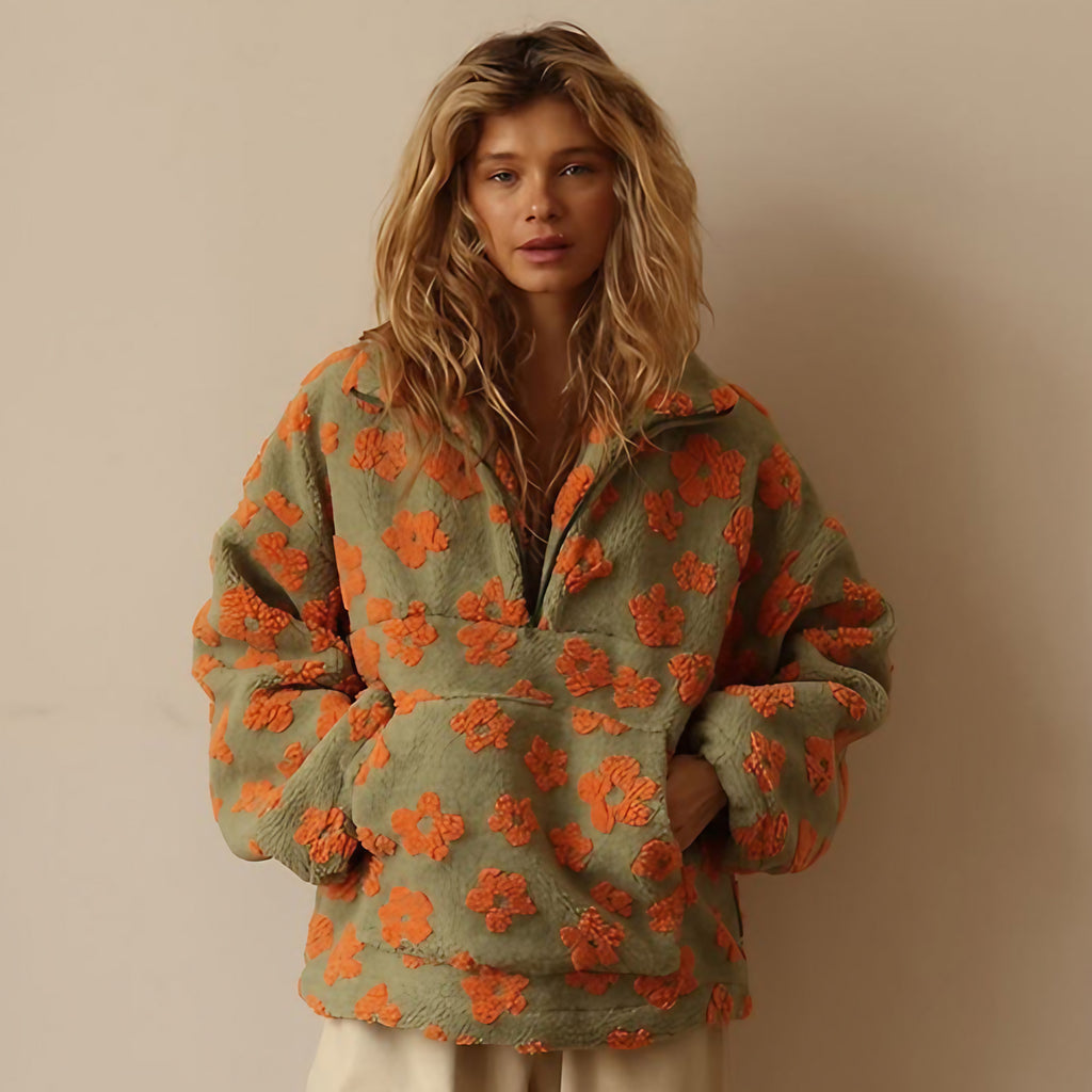 Sweat zippé femme à poche kangourou, coupe ample, du S au 2XL, jaune vert