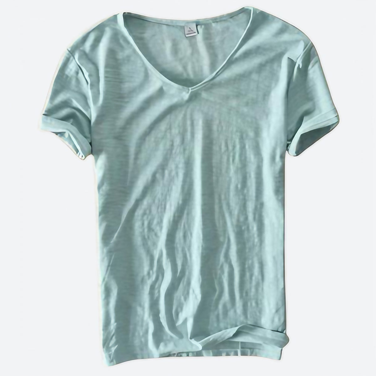 T-shirt homme d'été, coupe décontractée, dix coloris, vert clair