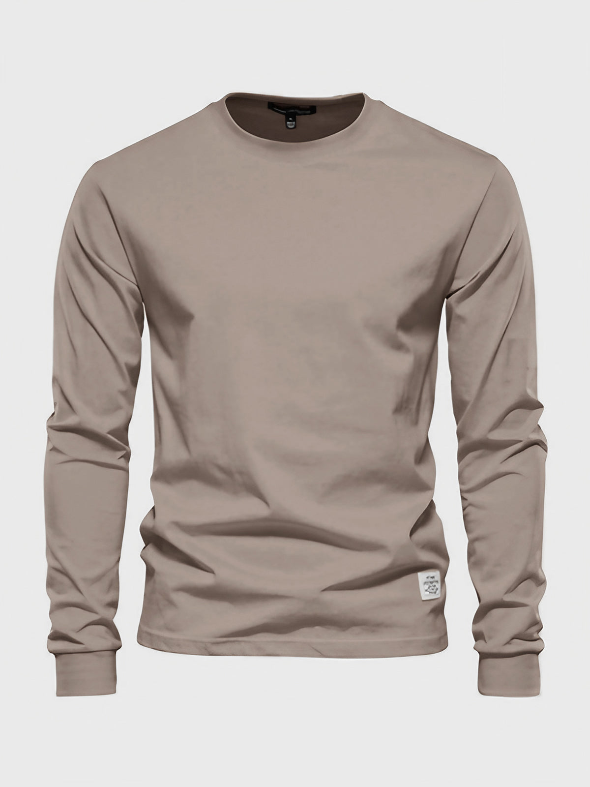 T-shirt à manches longues homme, col rond, dix coloris