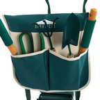 Tabouret agenouilloir, seul ou avec sacs de rangement en tissu