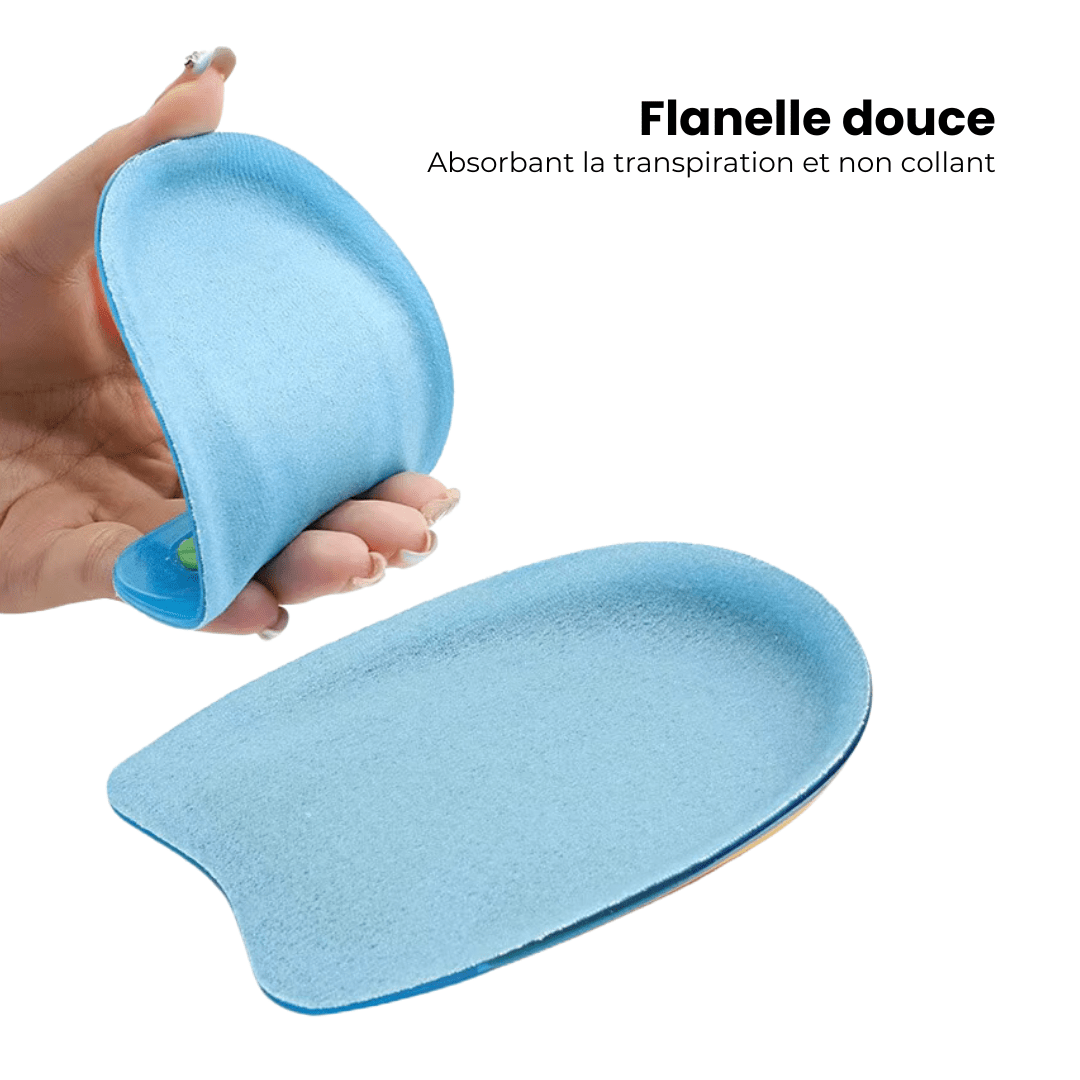 Talonnettes en gel en forme de U, deux tailles, du 35 au 45