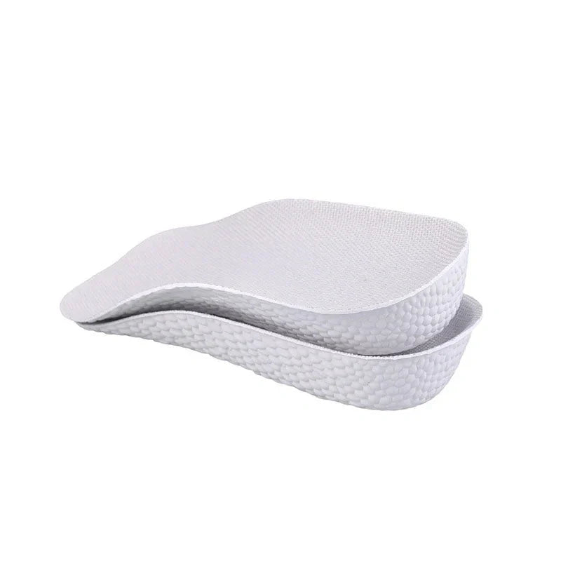 Talonnettes rehaussantes homme, silicone et mousse, 1,5 à 3,5 cm