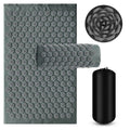Tapis d'acupression à picots, léger et compact, cinq coloris, gris