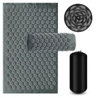Tapis d'acupression à picots, léger et compact, cinq coloris, gris