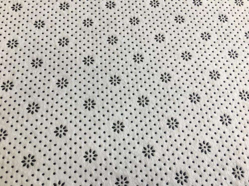 Tapis de cuisine antidérapant en polyester, motifs graphiques