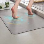 Tapis de bain en diatomite à séchage rapide, antidérapant