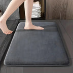 Tapis de bain en mousse à mémoire de forme, dessous antidérapant