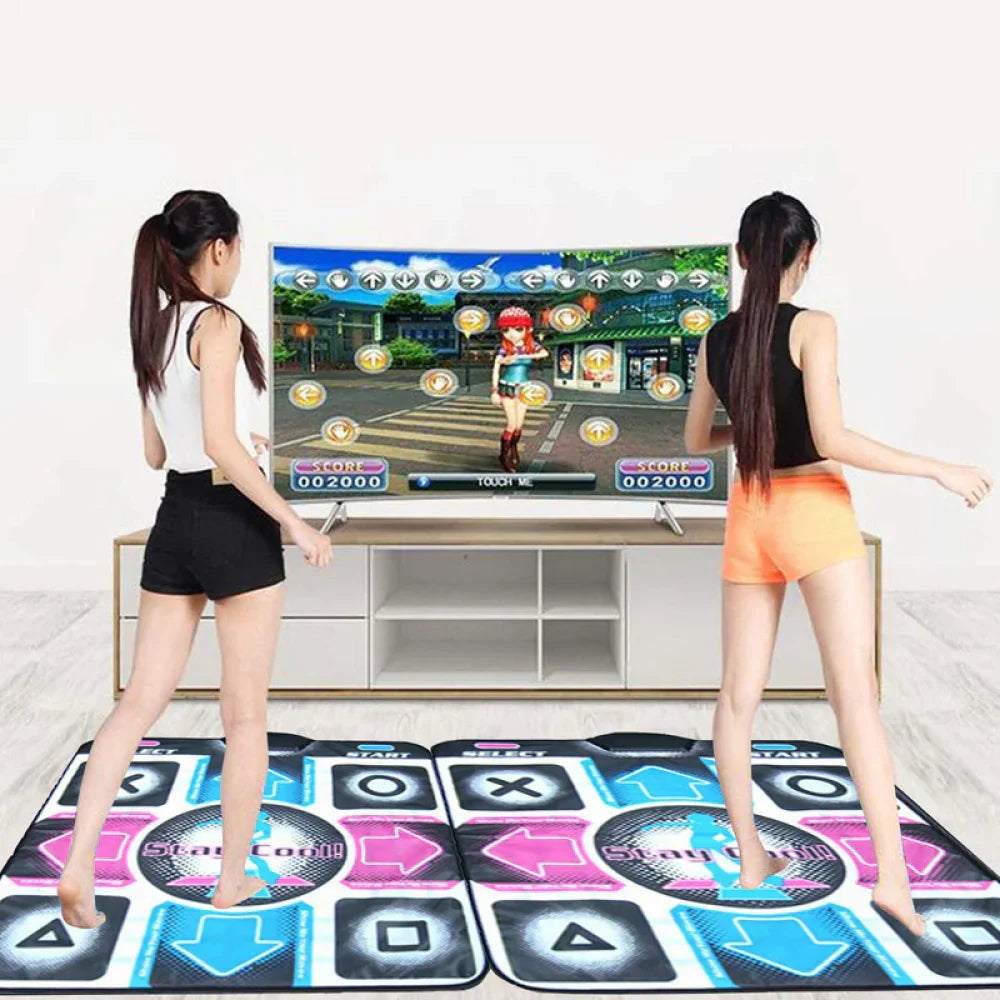 Tapis de danse interactif avec musique et capteurs de pas