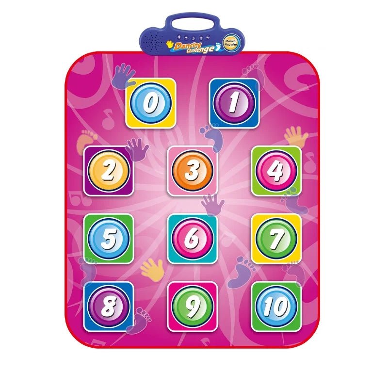 Tapis de danse musical et lumineux pour enfant, trois motifs