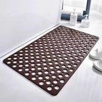 Tapis de douche antidérapant en PVC à ventouses, quatre formats