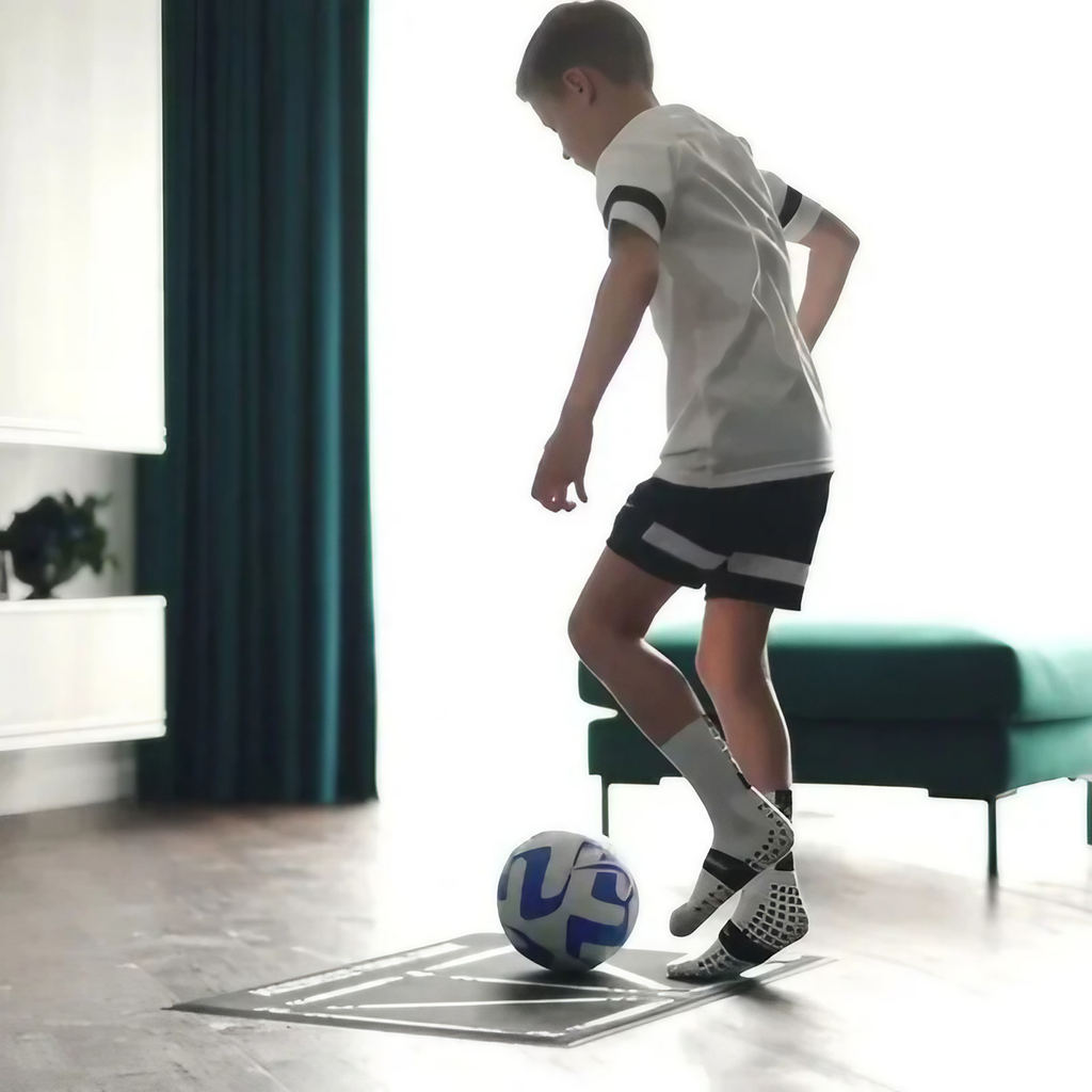 Tapis d'entraînement de football pour enfant, avec cibles