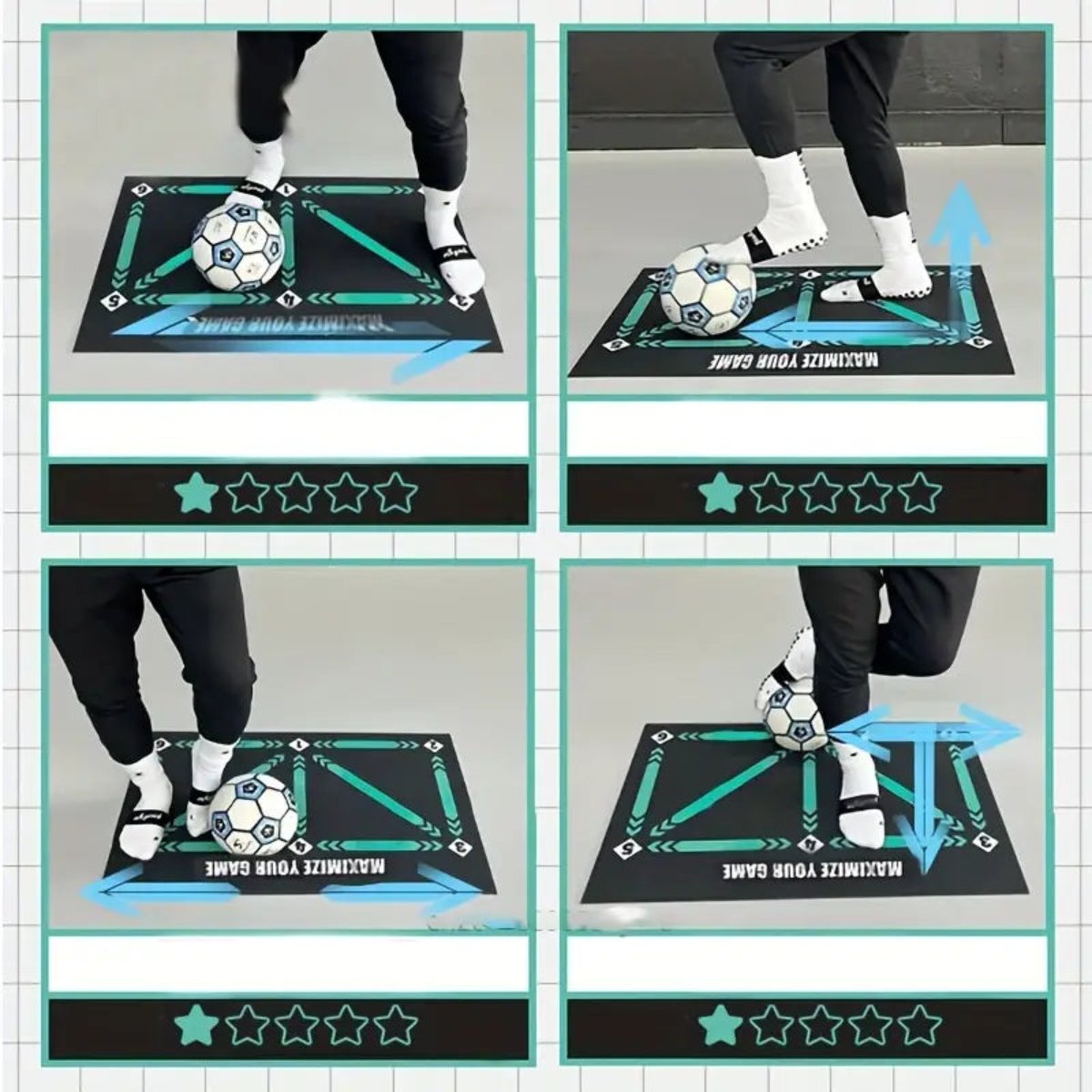Tapis d'entraînement de football pour enfant, avec cibles