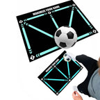 Tapis d'entraînement de football antidérapant, 40 x 60 ou 50 x 80 cm