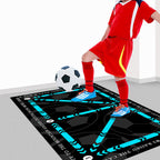Tapis d'entraînement de football antidérapant, 40 x 60 ou 50 x 80 cm, bleu