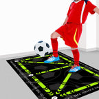 Tapis d'entraînement de football antidérapant, 40 x 60 ou 50 x 80 cm, vert