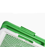 Tapis de propreté pour chien en gazon synthétique, antidérapant