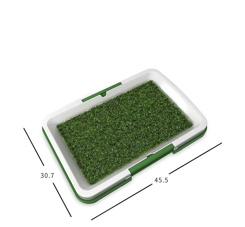 Tapis de propreté pour chien en gazon synthétique, antidérapant