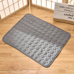 Tapis rafraîchissant pour chien et chat, au gel, sans congélation, gris foncé