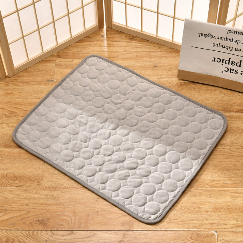 Tapis rafraîchissant pour chien et chat, au gel, sans congélation, gris clair