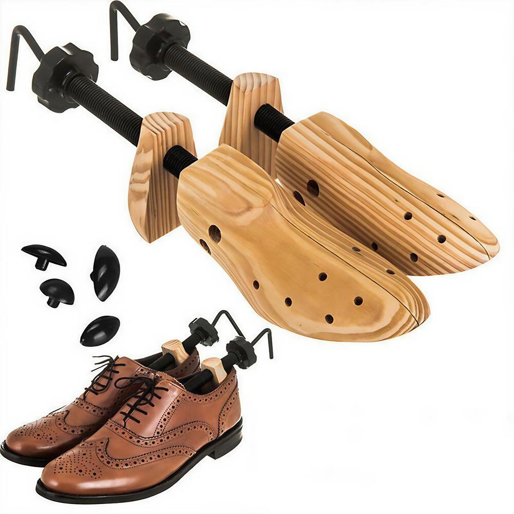 Embauchoirs réglables en bois massif pour chaussures