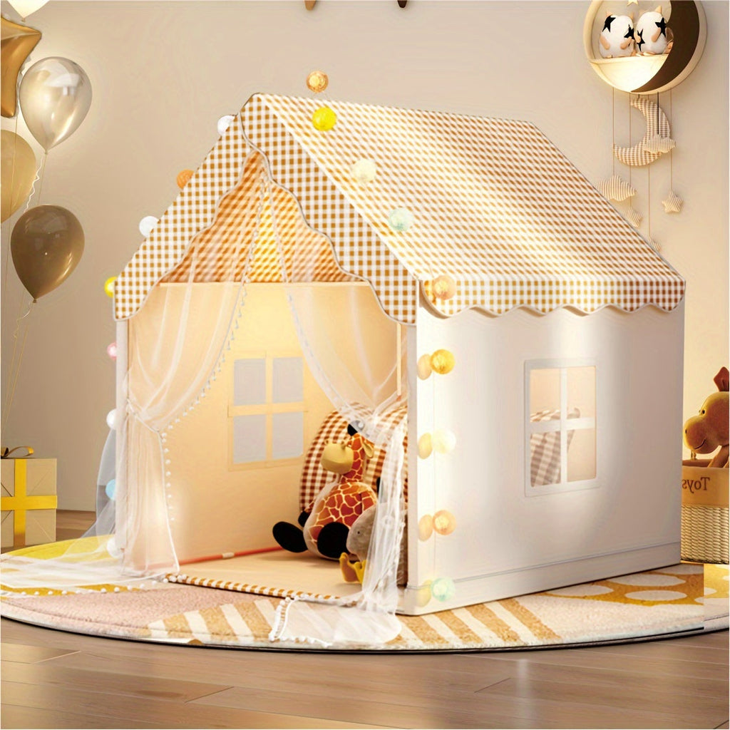 Tente château pour enfant en polyester, structure PVC, dès 3 ans