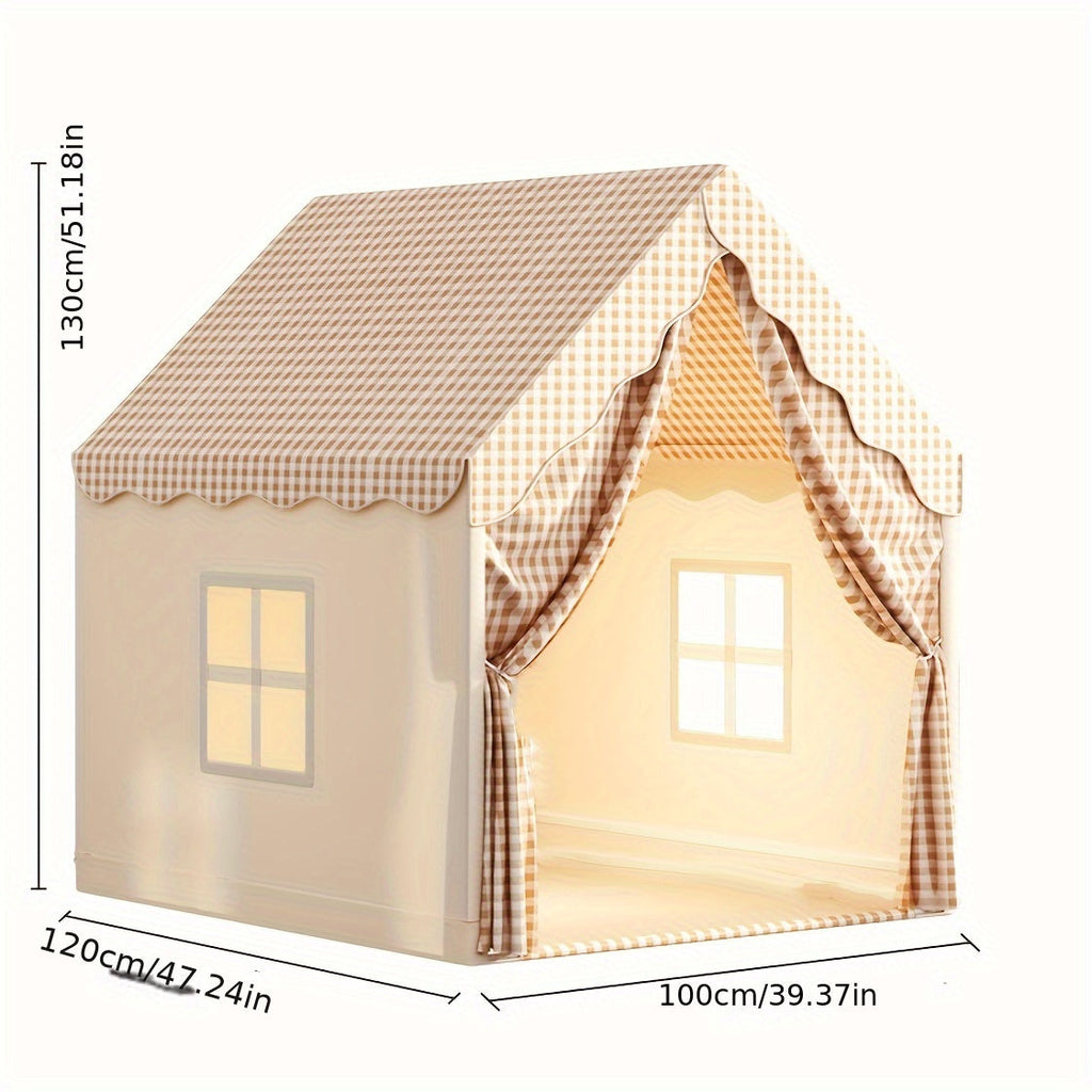 Tente château pour enfant en polyester, structure PVC, dès 3 ans