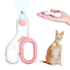 Coupe-griffes pour chat à lumière LED et verrou