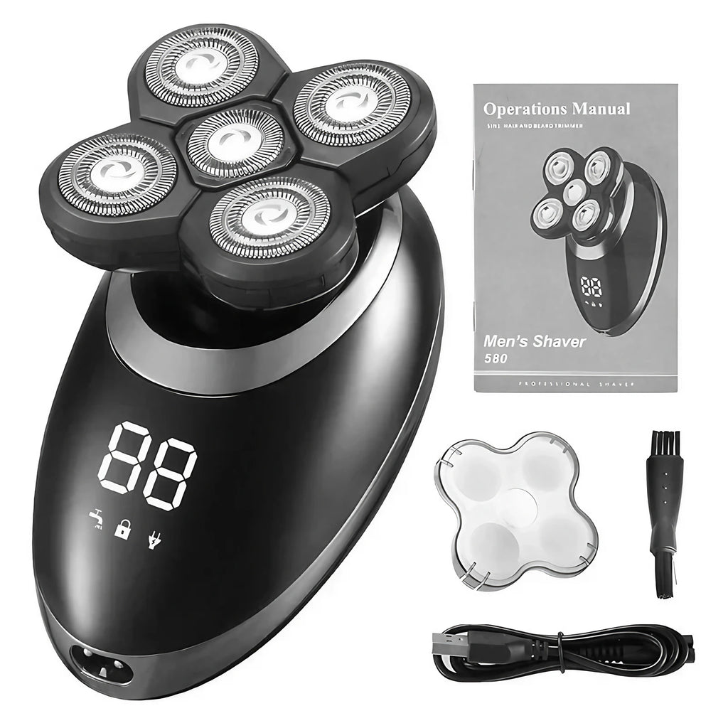 Tondeuse homme multifonction étanche, rechargeable par USB