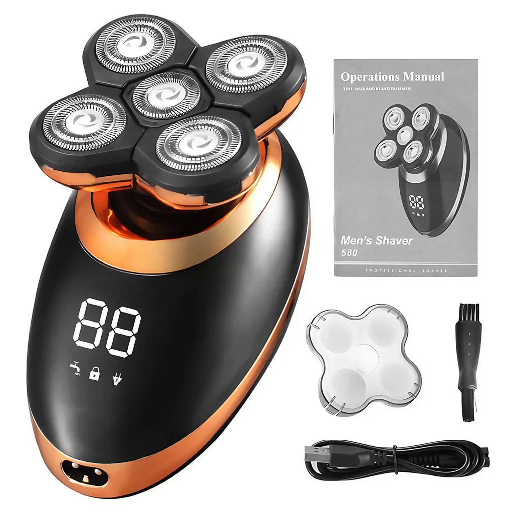Tondeuse homme multifonction étanche, rechargeable par USB