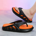 Tongs homme à semelle épaisse, antidérapantes, trois coloris