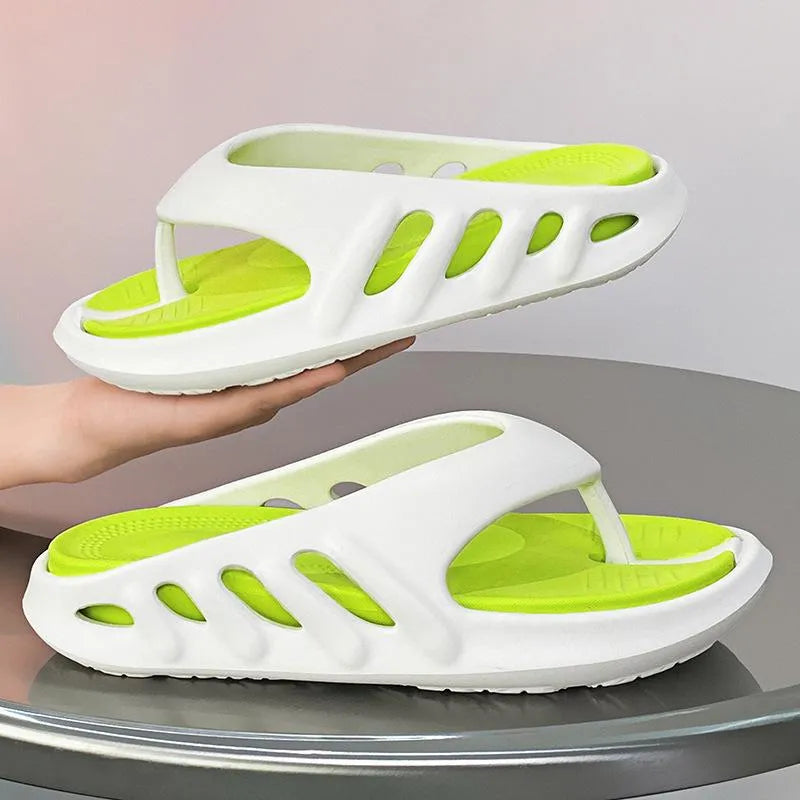 Tongs homme à semelle épaisse, antidérapantes, trois coloris