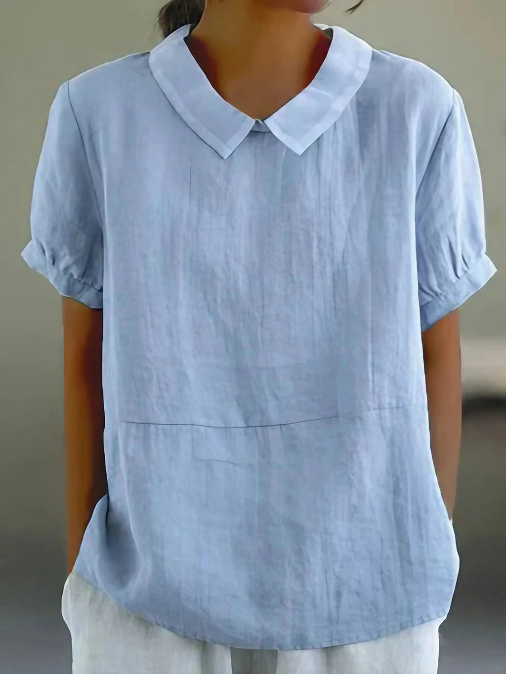 Top d'été femme léger, six coloris, du S au 3XL, bleu