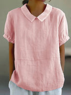 Top d'été femme léger, six coloris, du S au 3XL, rose