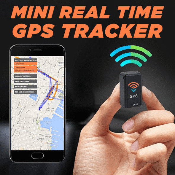 Mini traceur GPS aimanté à carte SIM, 35 x 20 x 14 mm