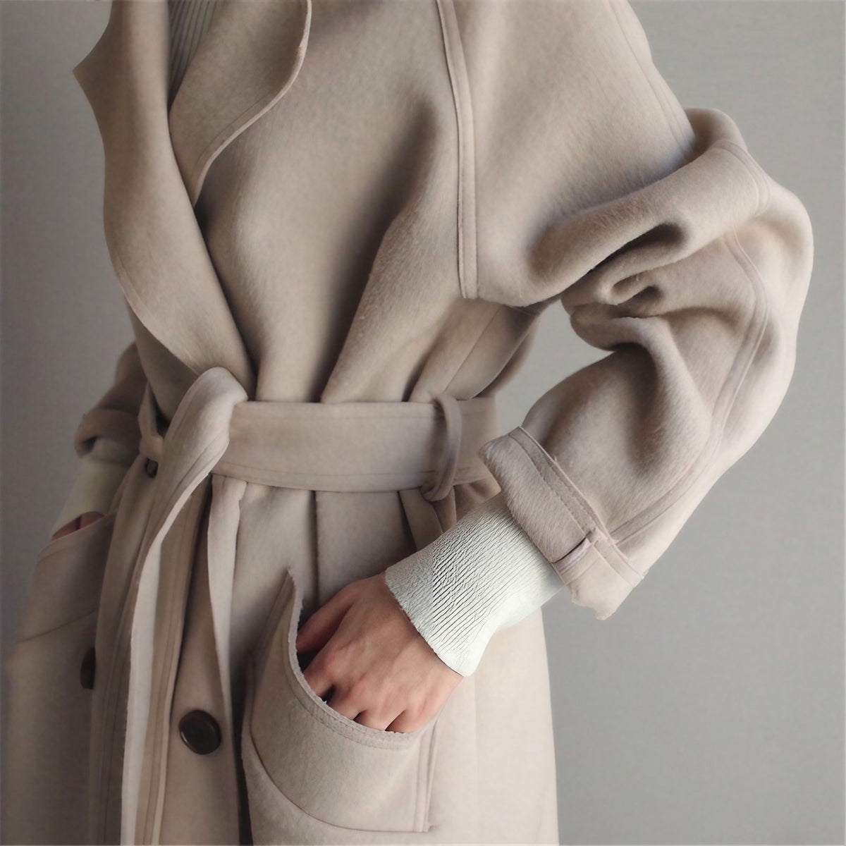 Trench femme à double boutonnage, coupe ajustée, trois coloris