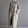 Trench femme à double boutonnage, coupe ajustée, trois coloris, crème
