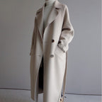 Trench femme à double boutonnage, coupe ajustée, trois coloris, crème