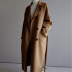 Trench femme à double boutonnage, coupe ajustée, trois coloris, caramel