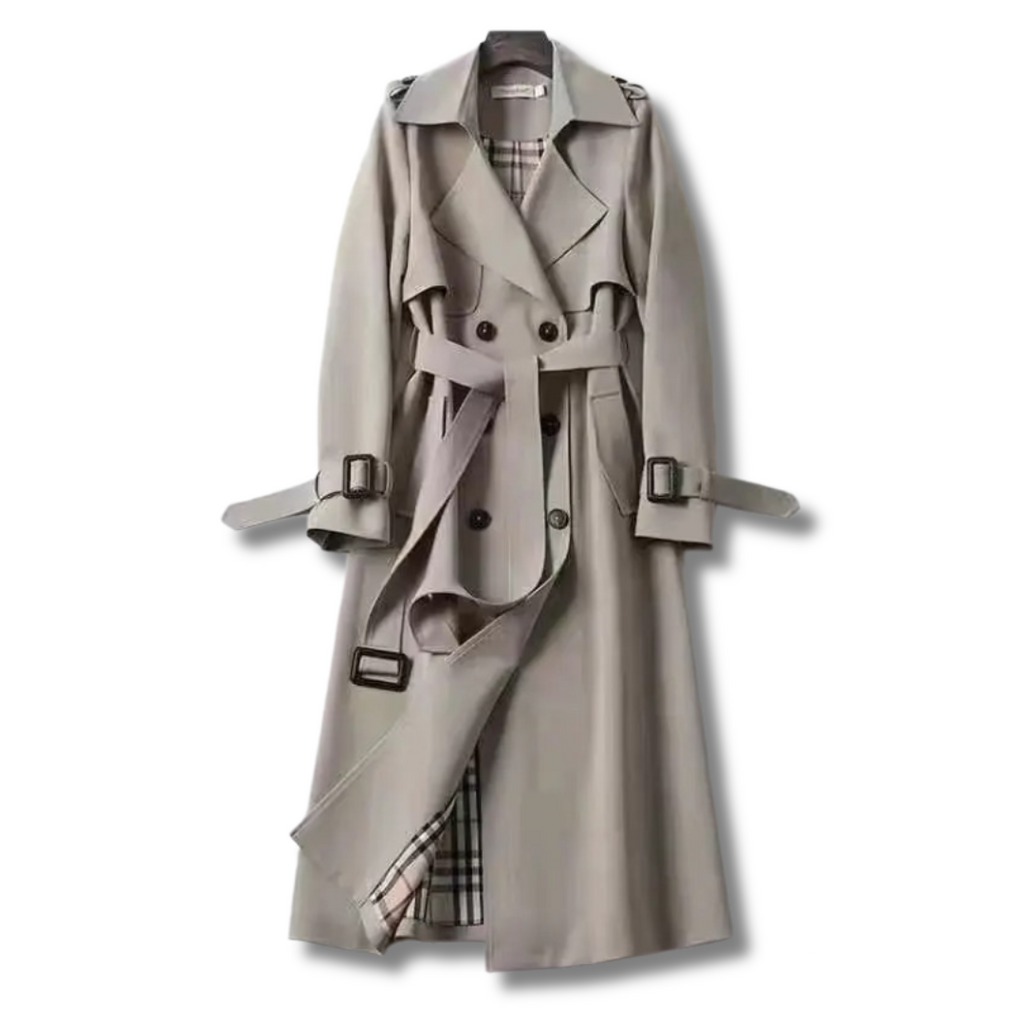 Trench femme déperlant, taille et poignets réglables, XS au 3XL, beige