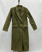 Trench long femme ajusté à ceinture, cinq coloris, S au 5XL