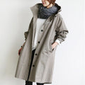 Trench imperméable femme ceinturé, doublé, six coloris, gris