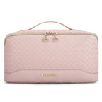 Trousse à cosmétiques femme en similicuir imperméable, 23 cm, rose 1