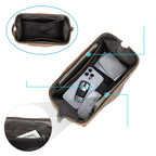 Trousse de toilette homme grand format 30,5 cm, coloris café