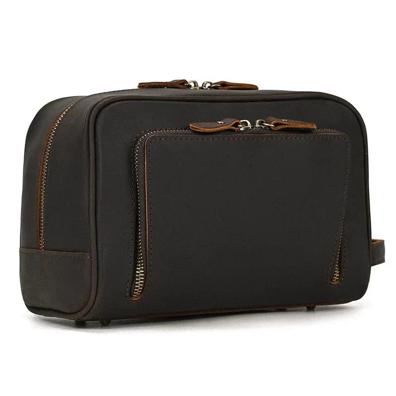 Trousse de toilette homme de voyage, 26 x 17 x 13 cm, trois teintes