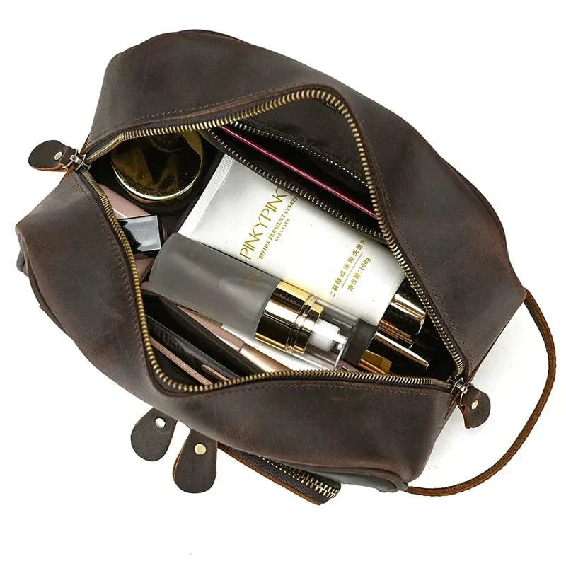 Trousse de toilette homme de voyage, 26 x 17 x 13 cm, trois teintes