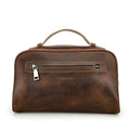 Grande trousse de toilette homme, 28,5 cm, coloris café, café
